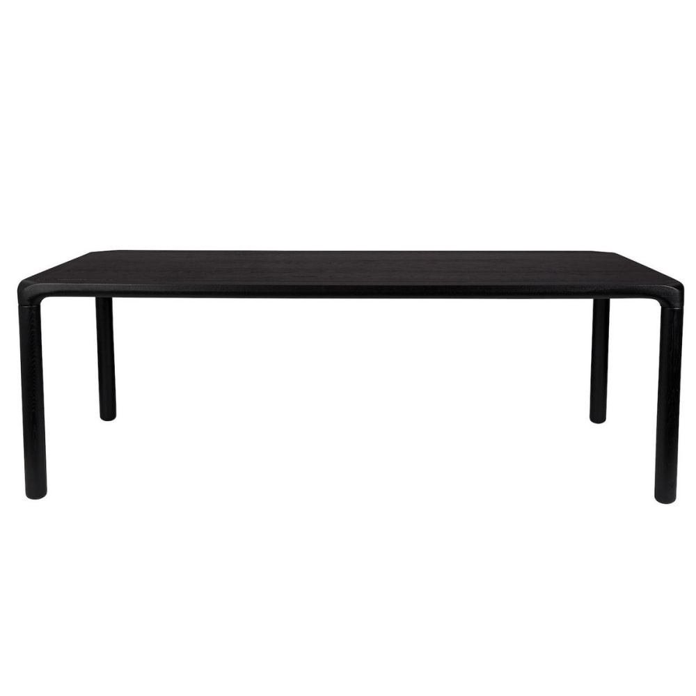 Table à manger en bois frêne noir 220 cm