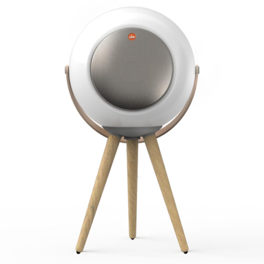 UB + Enceinte sphère bluetooth blanc style contemporain - Pvc - Poly Chlorure De Vinyle