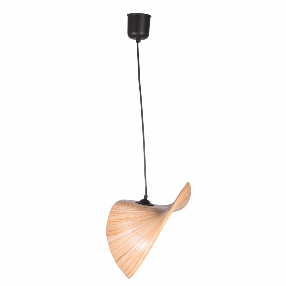HYDILE Suspension en bambou D40 style contemporain Beige