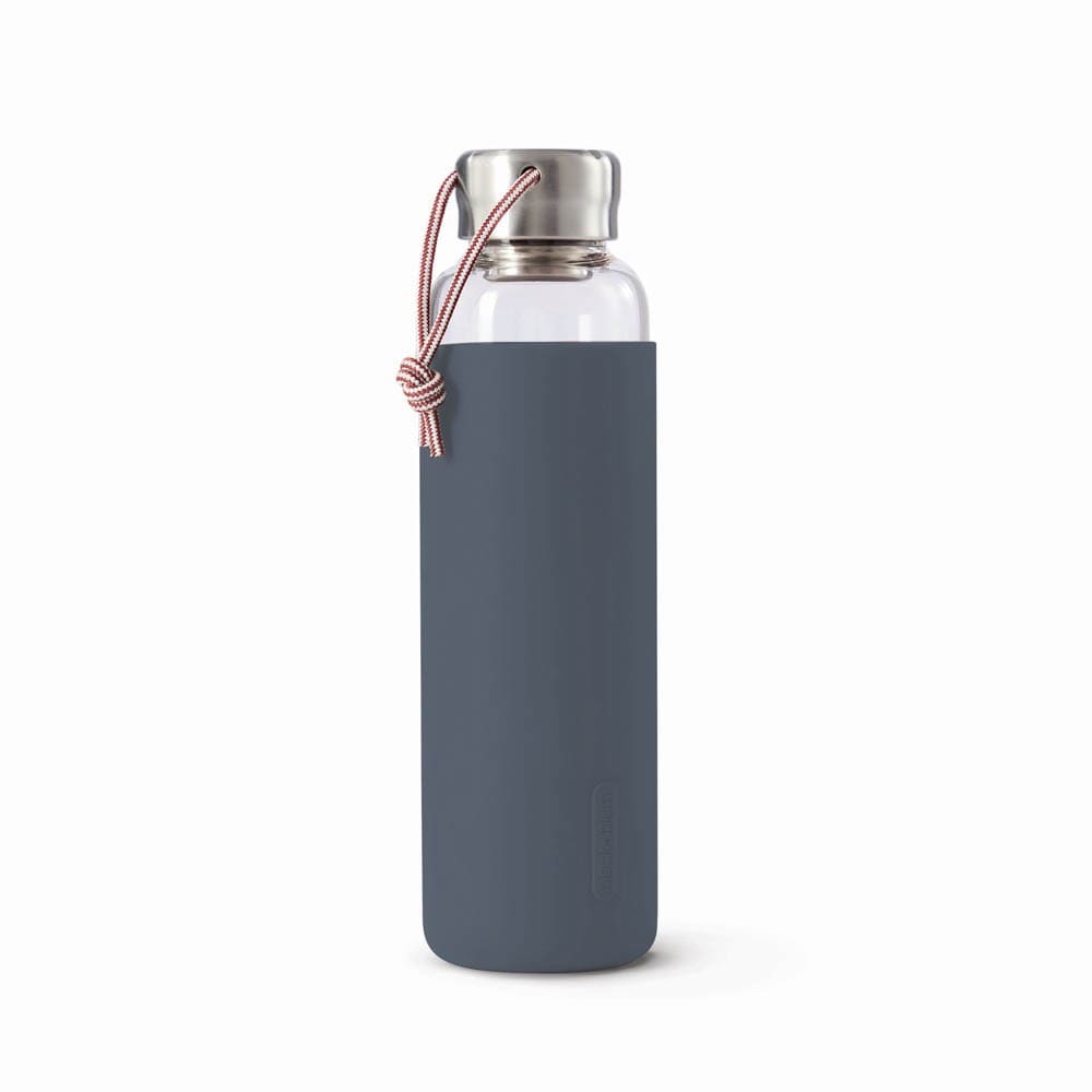 Black and Blum Gourde en verre ardoise 600ml style contemporain Gris