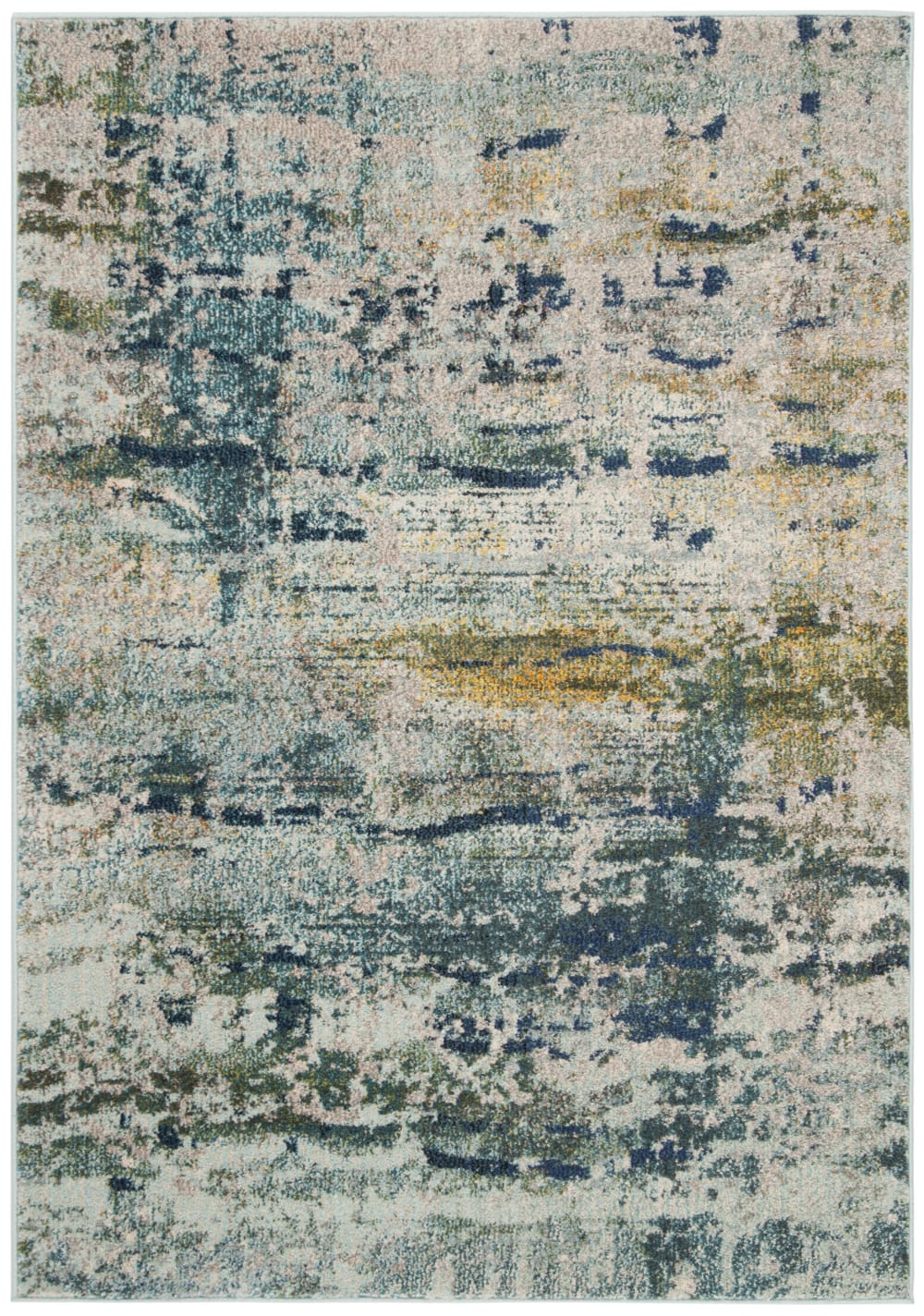 tapis bleu 122 x 170