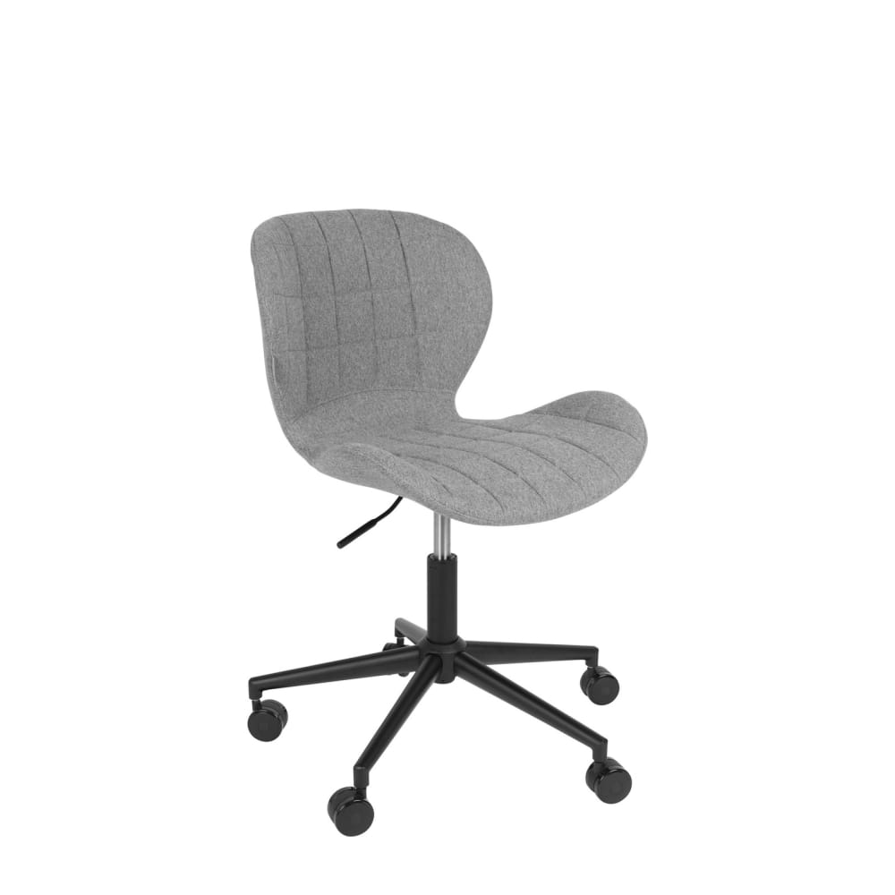 Zuiver Bürostuhl aus Stoff mit Rollen, grau style modern - Stoff