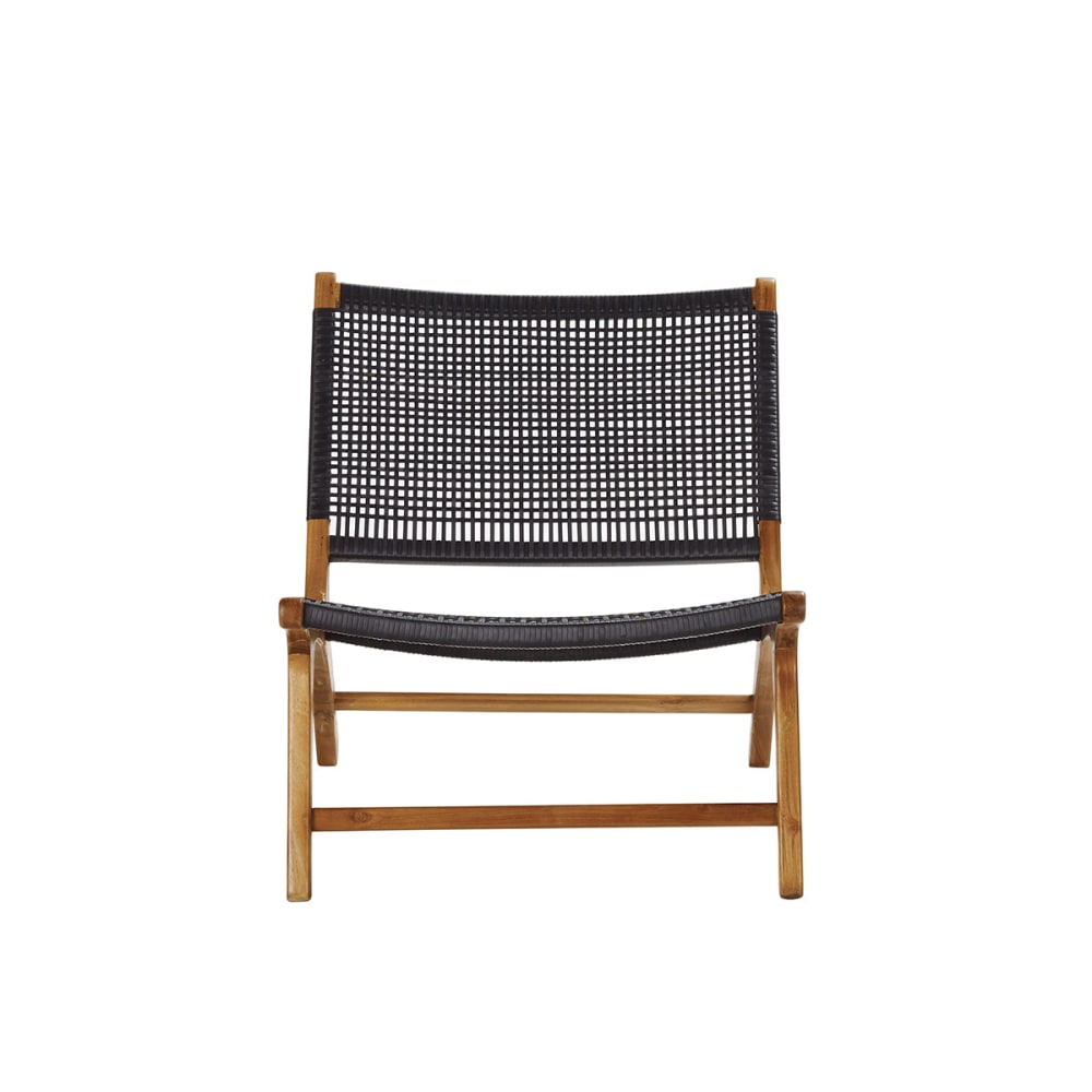 Fauteuil en teck massif