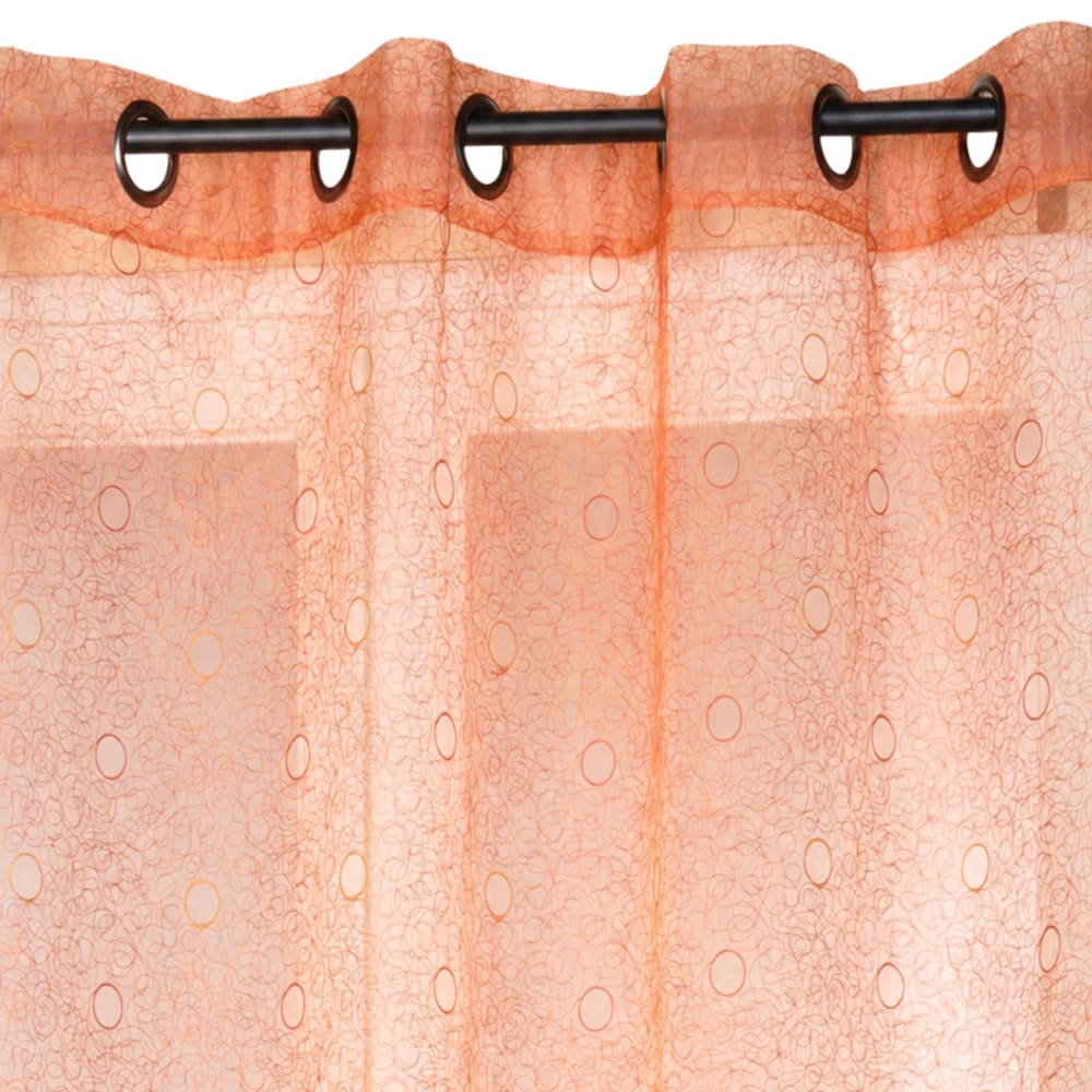 Organza-Vorhang mit Blasenstickerei - Maisons Du Monde
