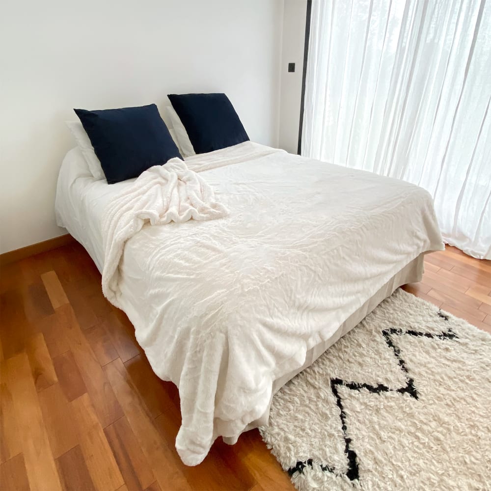 Couverture  ''Lapin'' Cocoon Off white 220x240