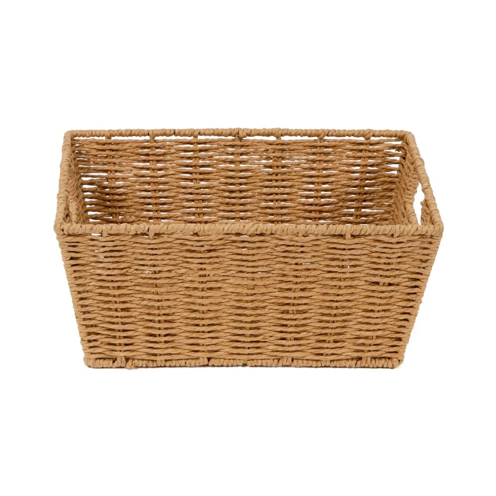 Panier de rangement en papier tressé 31x24cm — vue 3