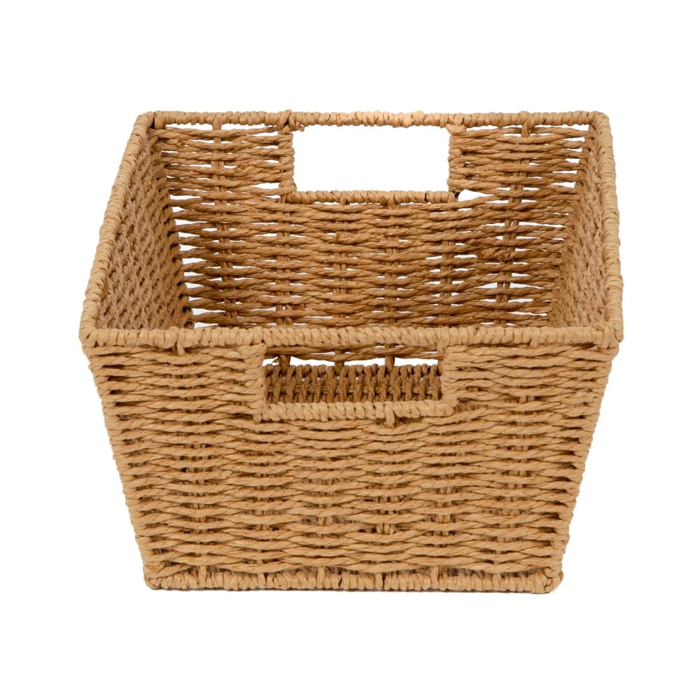 Panier de rangement en papier tressé 31x24cm — vue 4