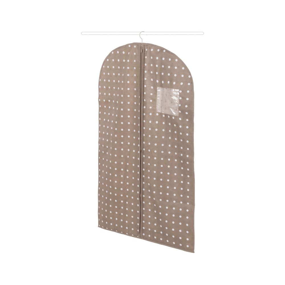 Compactor Housse pour vêtements à pois 60x100cm Gris Pvc - Poly Chlorure De Vinyle