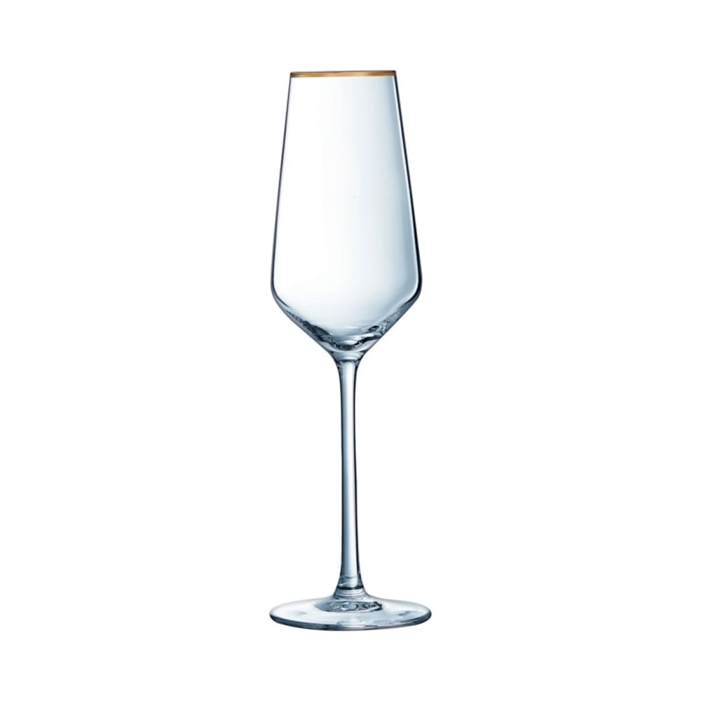 Flûte bord or 21cl - Lot de 4 Flûte bord or 21cl - Lot de 4