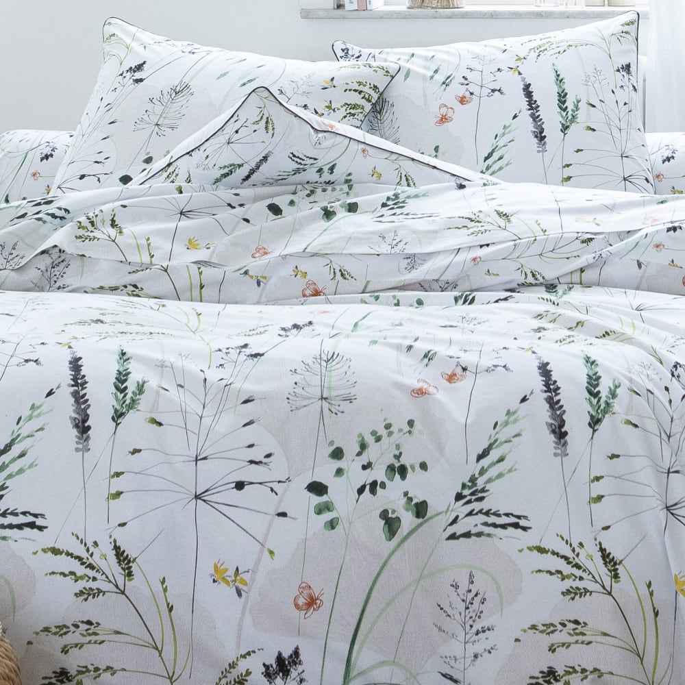 Drap-housse en coton multicolore 140x190x28cm