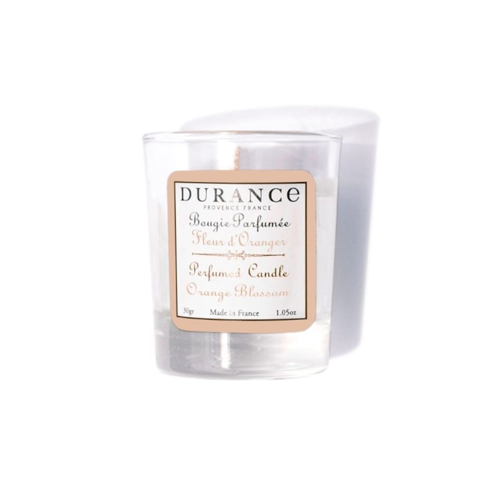 Durance Mini bougie parfumée fleur d'oranger Transparent Cire