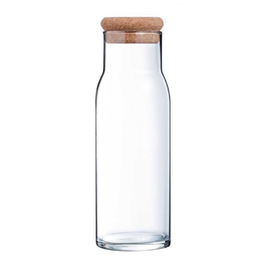 Luminarc Carafe transparente + bouchon en liège 1L - Verre