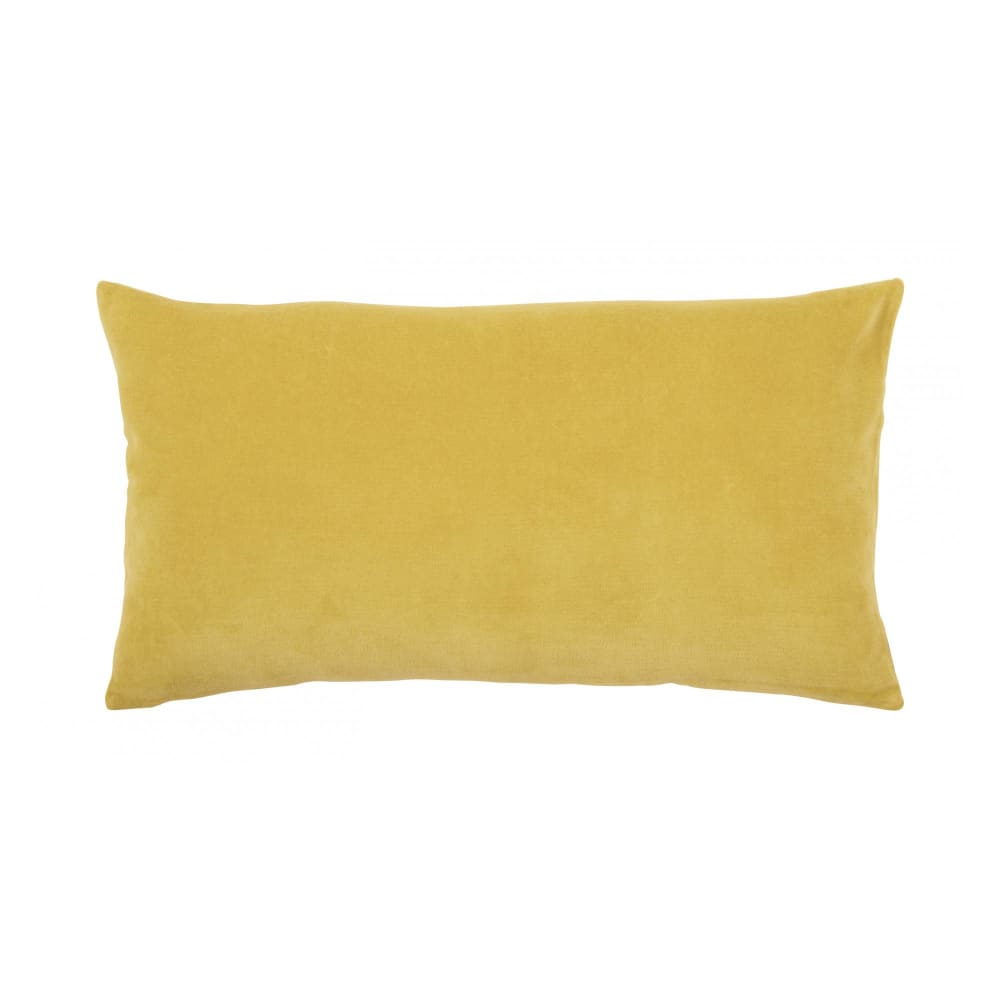 Coussin uni en coton absynthe 40 x 65 cm