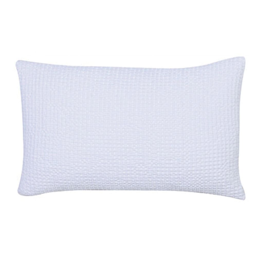Coussin en coton blanc 30 x 50 cm