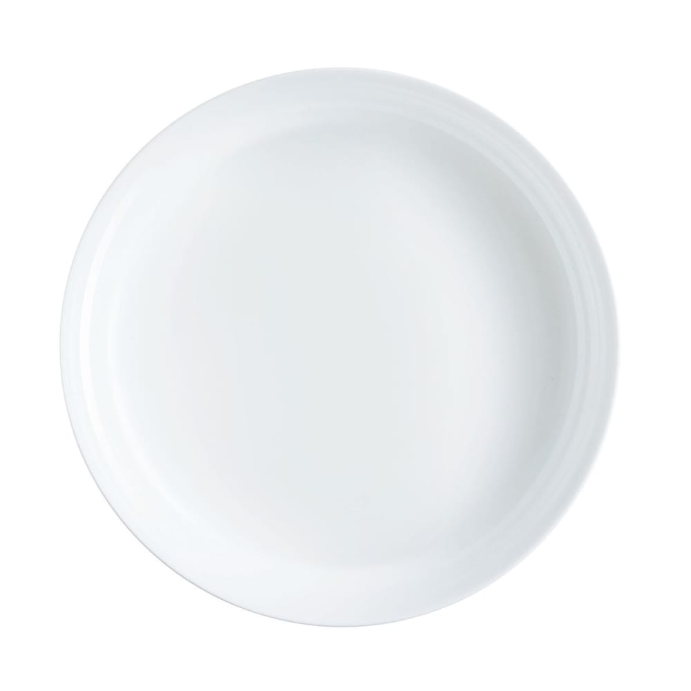Plat en verre blanc ultra résistant D30cm - Maisons du Monde