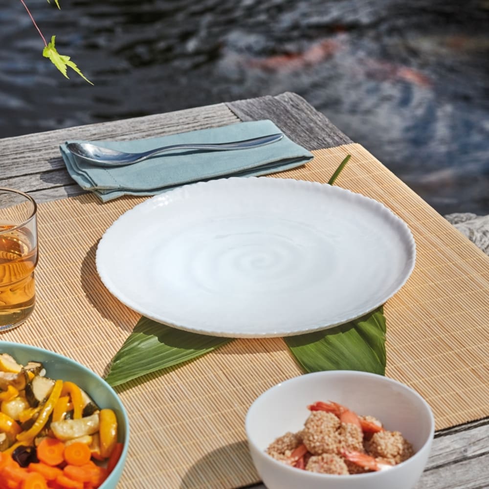 Assiette plate blanche D26cm