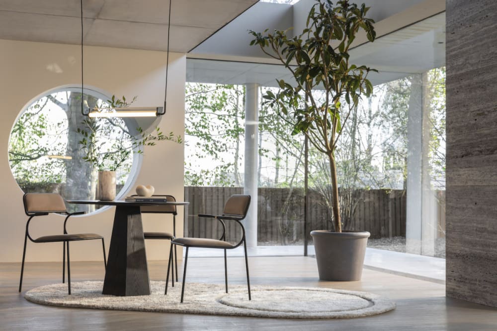 Runder Tisch aus Eschenholzfurnier - Maisons Du Monde