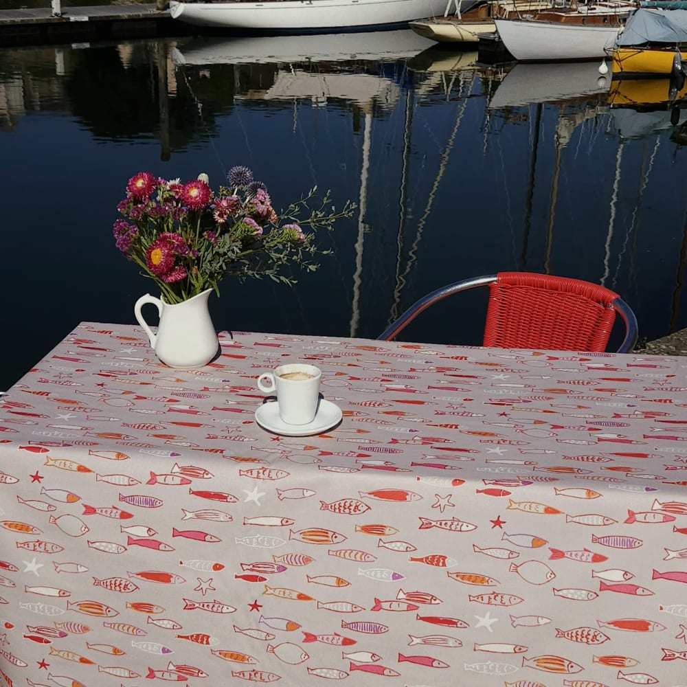 nappe en coton enduit