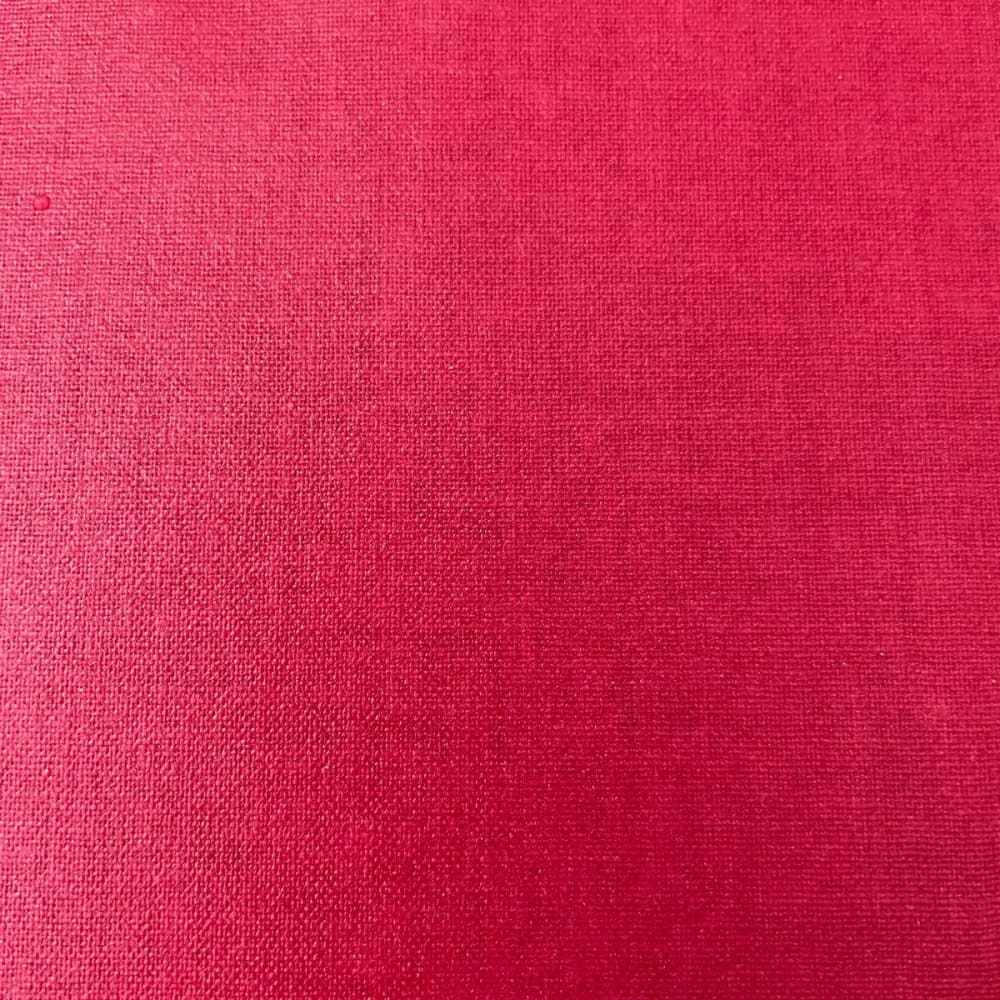 Nappe en coton enduit rouge rectangle 160 x 200 cm - Maisons du Monde