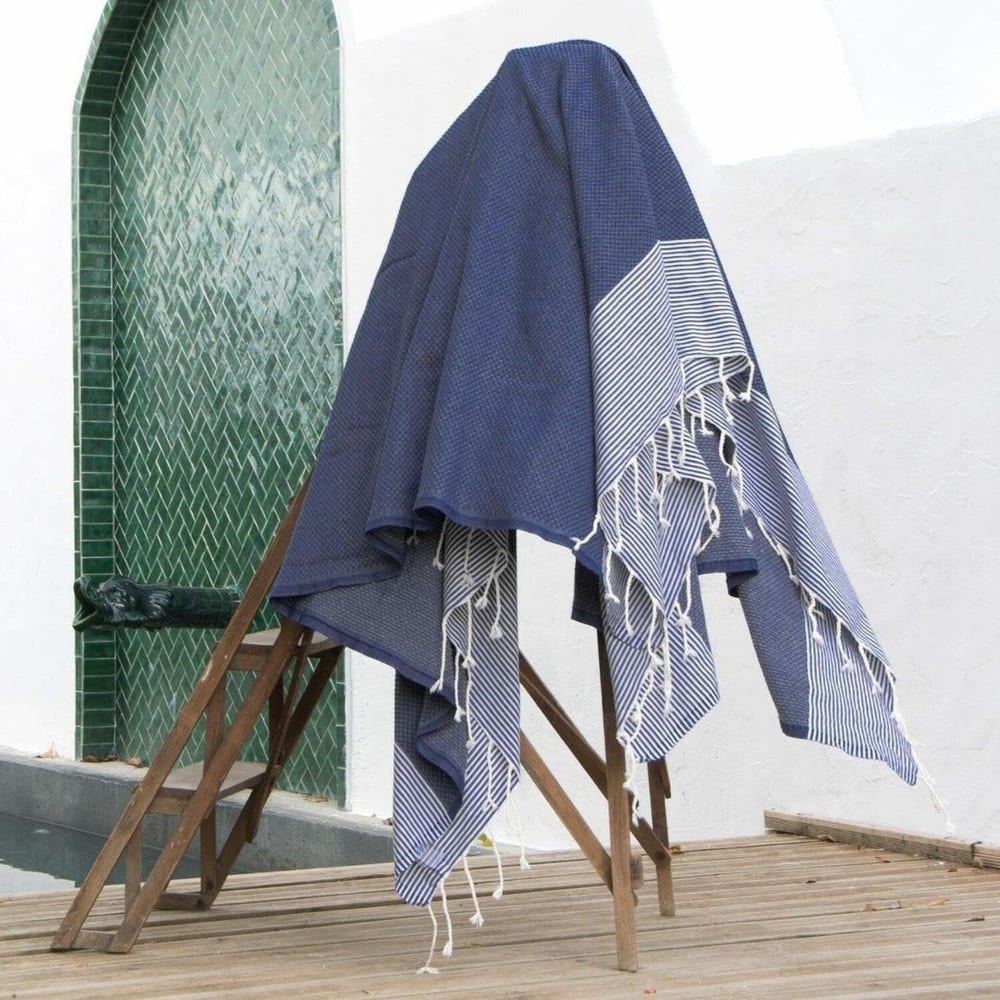 Fouta nido d'ape xxl cotone 200x200 cm - Febronie