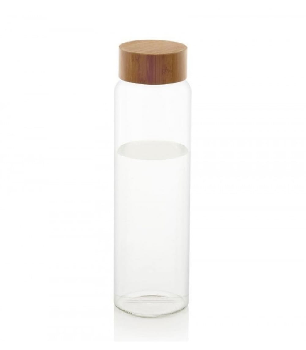 Bouteille d'eau en verre réutilisable 1L