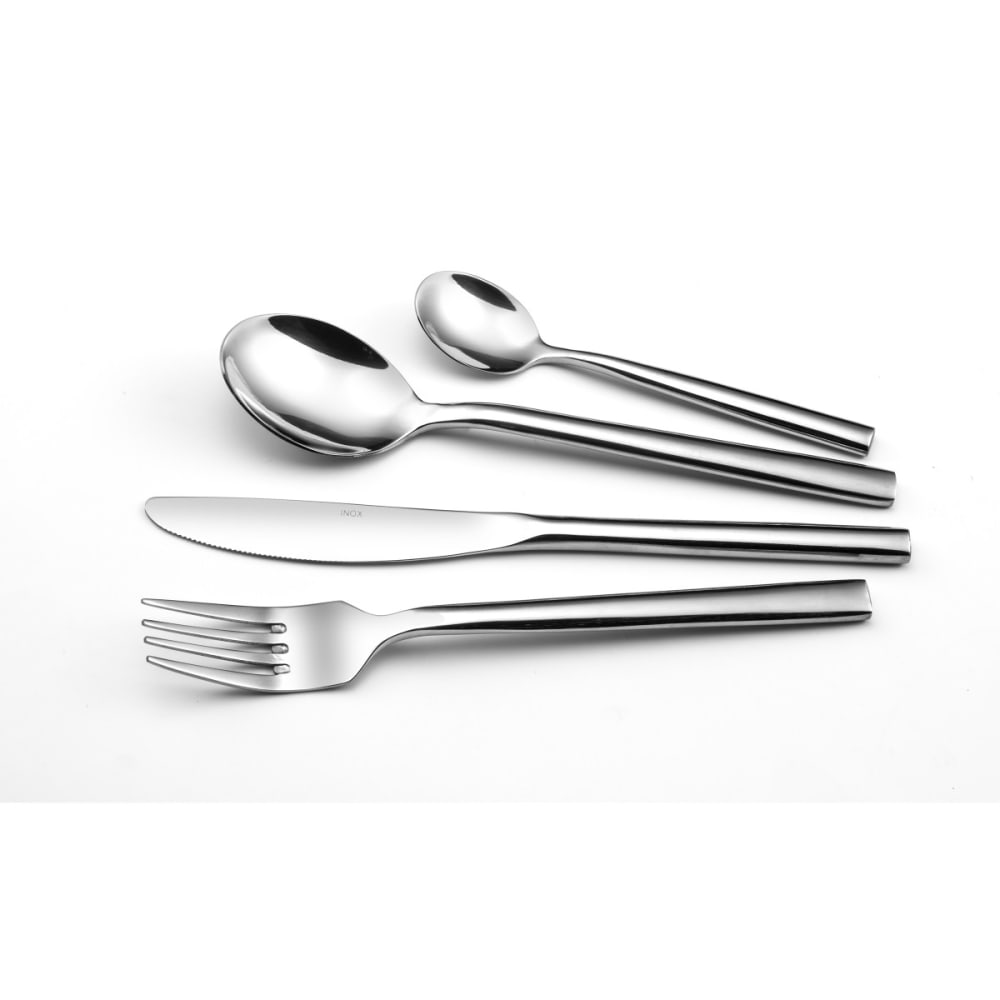 Ménagère 24 couverts en acier inox forgé finition poli-miroir