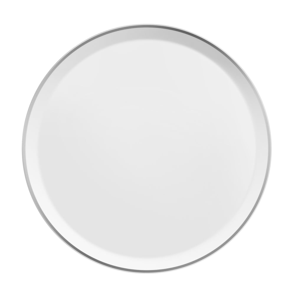 Plato llano (x6) porcelana platine - Maisons du Monde