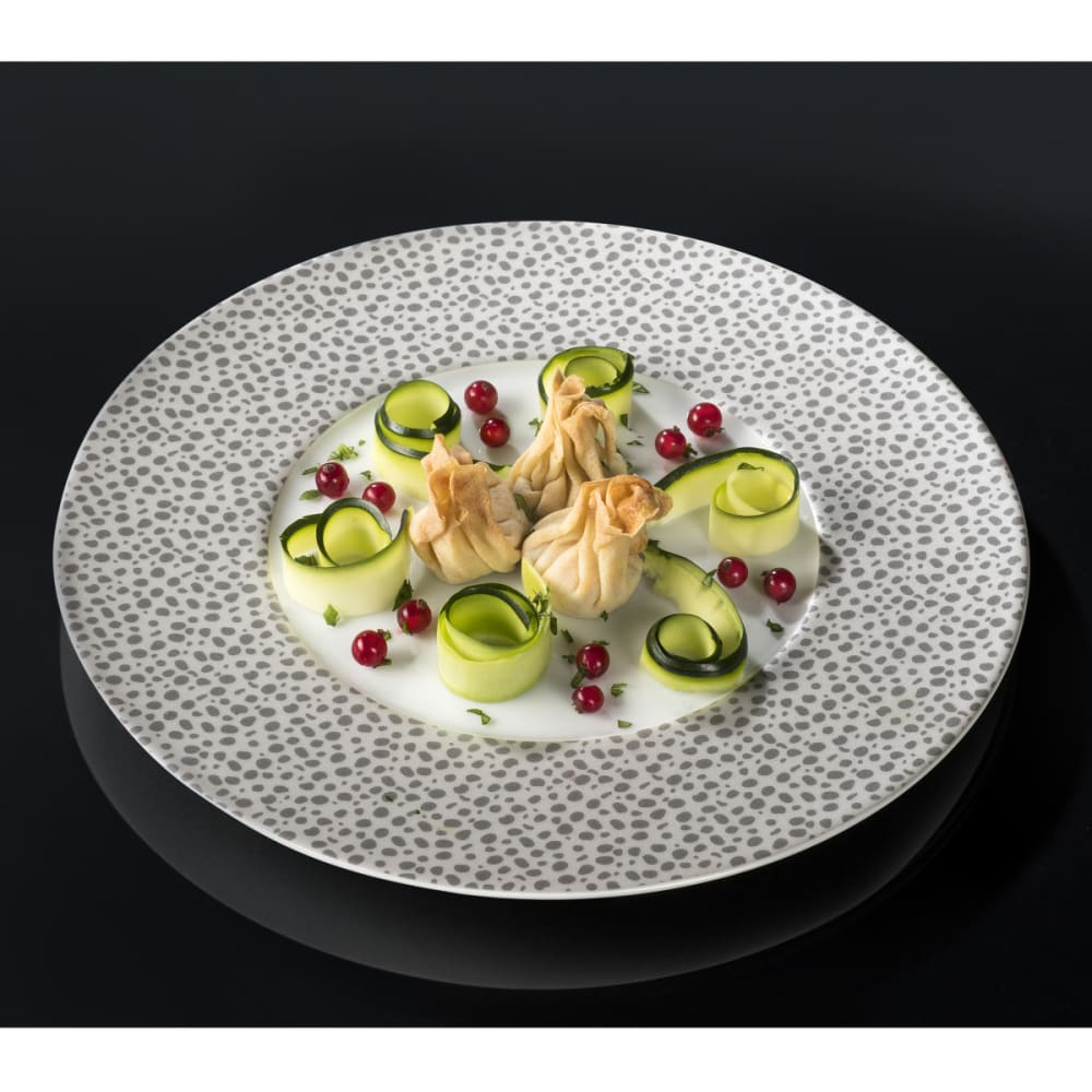 Plato de sopa (x6) porcelana platine