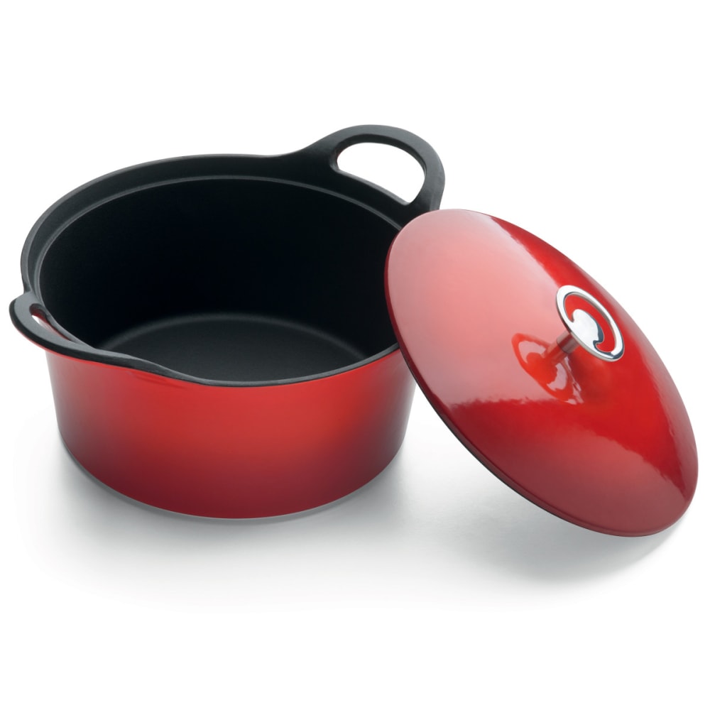 Cocotte ronde rouge 24cm