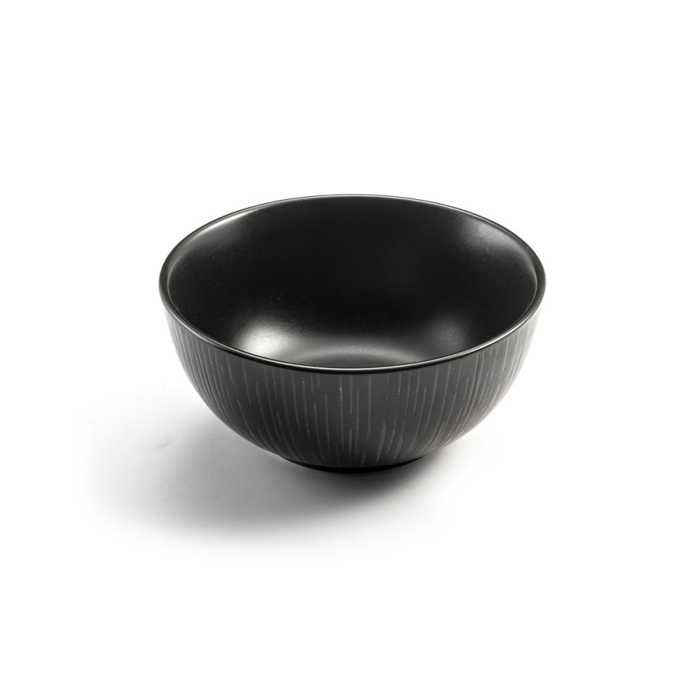 Bol de desayuno (x6) gres negro