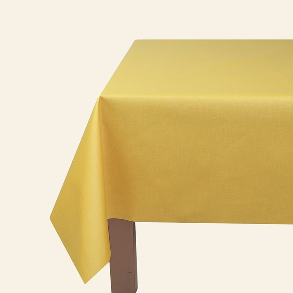 Nappe enduite jaune ovale 160 x 240 cm - Maisons du Monde