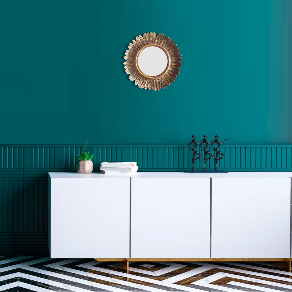 Miroir soleil D33 cm or - Maisons du Monde