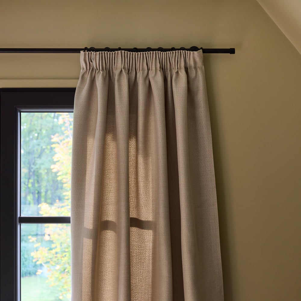 Rideau effet naturel obscurcissant à 80% naturel 145x280 cm