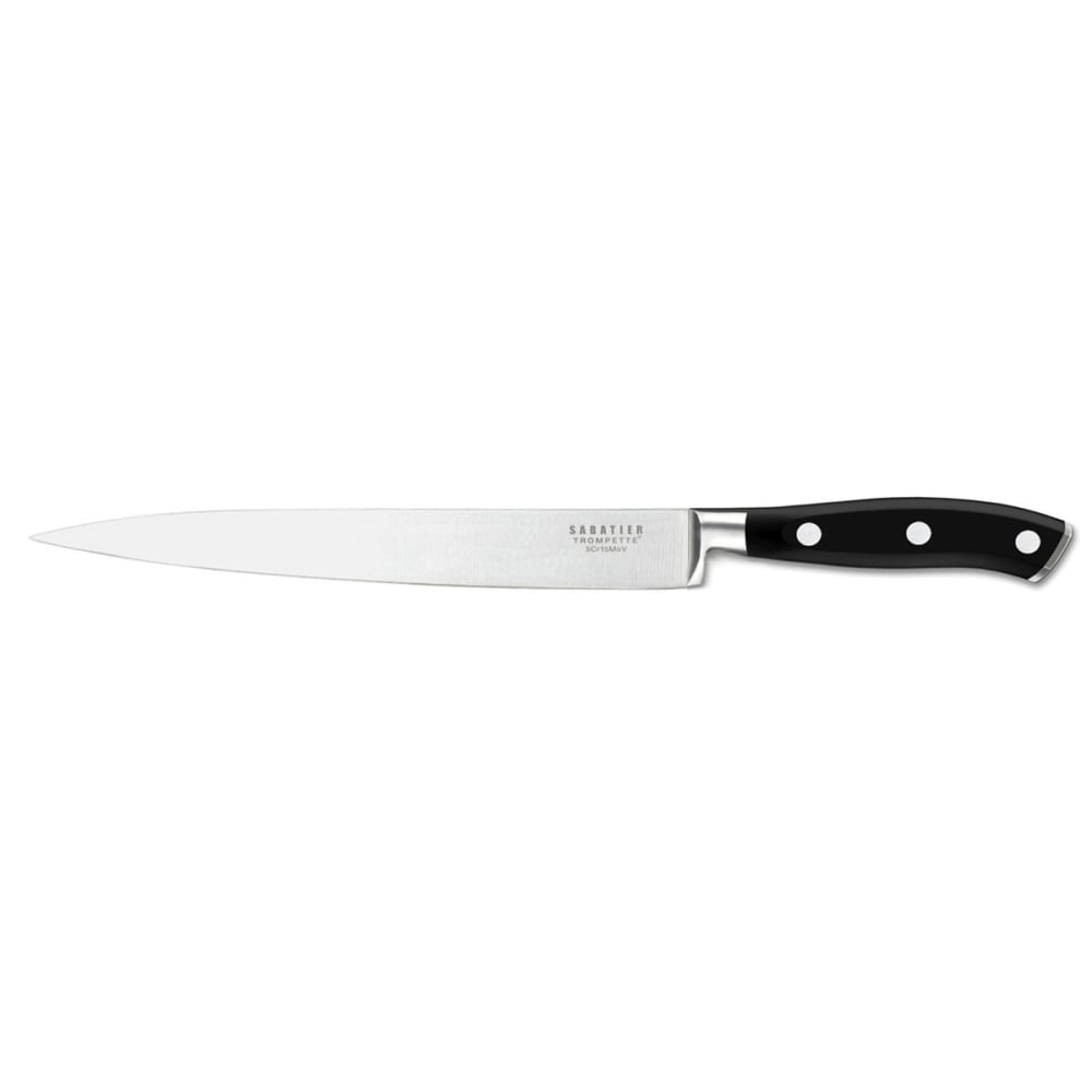 Coltello flessibile per filetti di sogliola 18 cm in  nero -