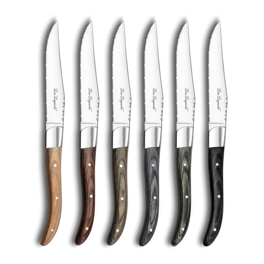 Set di 6 coltelli da bistecca in multicolore - Lou Laguiole