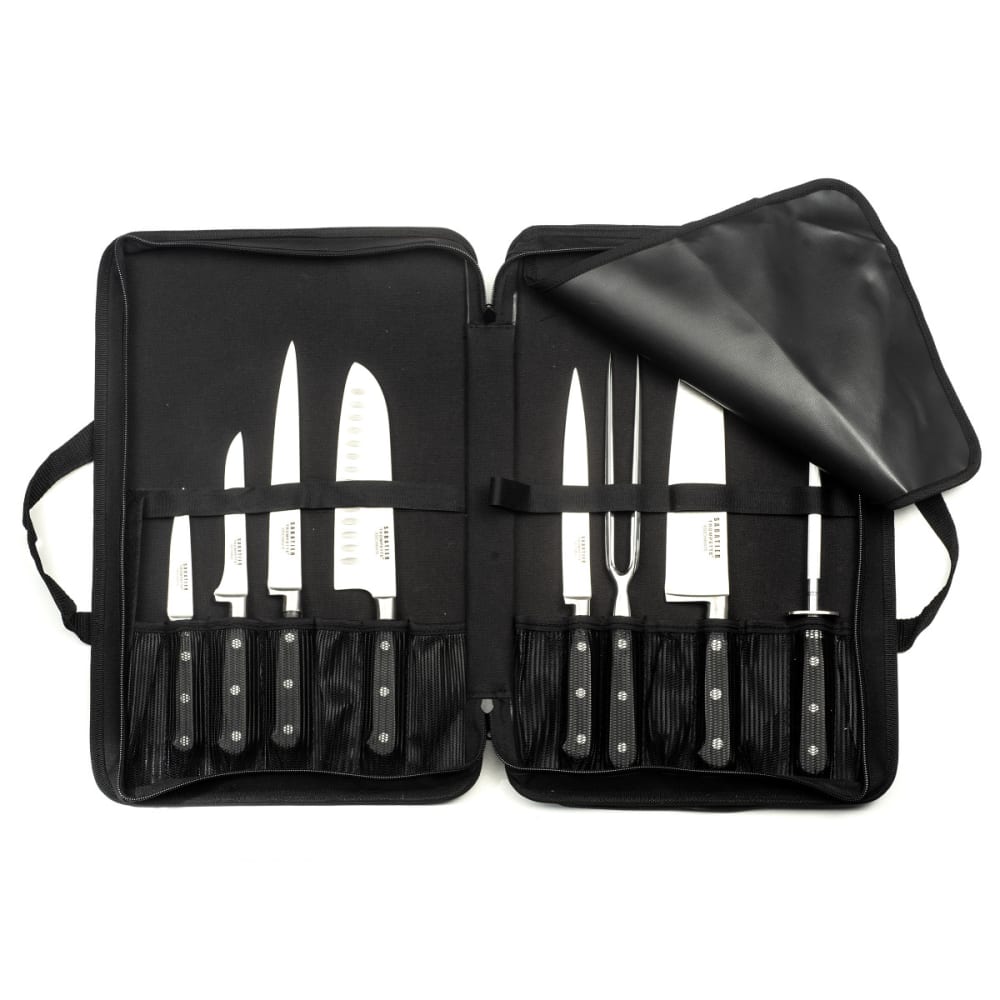 Set di 8 coltelli da cucina in acciaio 5cr15mov + abs - Sabatier