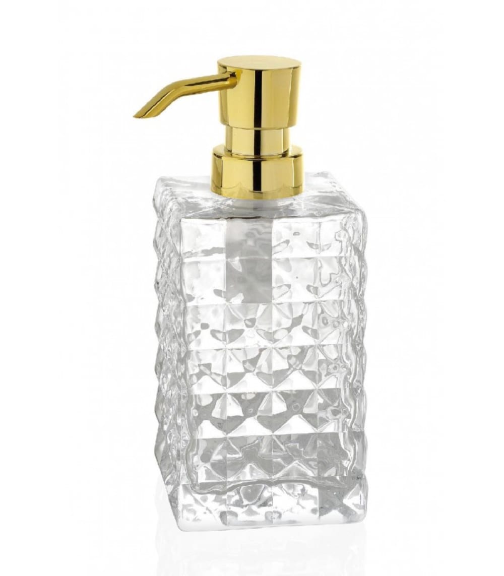 Wadiga Distributeur de savon en verre Transparent