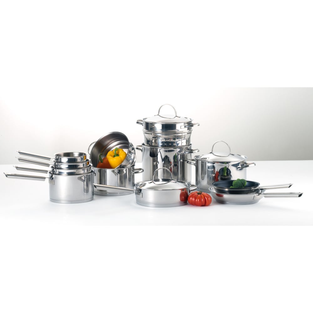 le cuisinox set para la coccion al vapor 6 piezas  acero