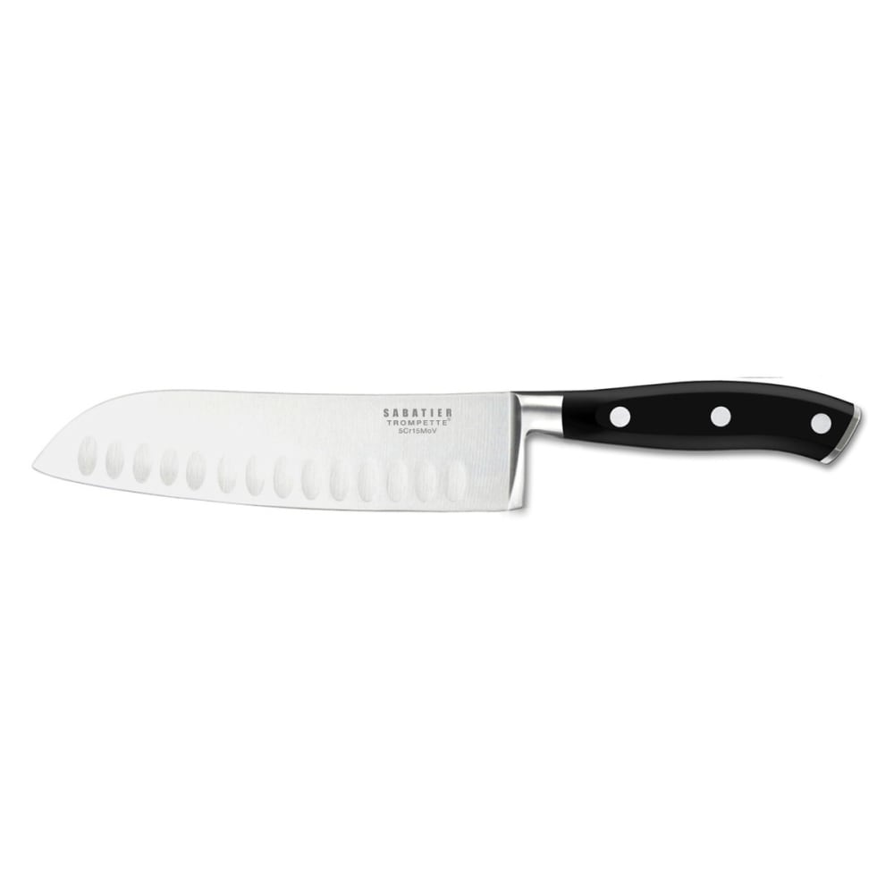 Coltello santoku 18 cm in  nero - Sabatier Trompette