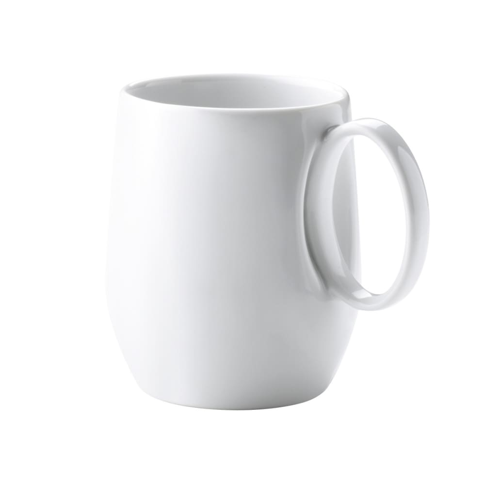 Mug en porcelaine blanche - Lot de 6