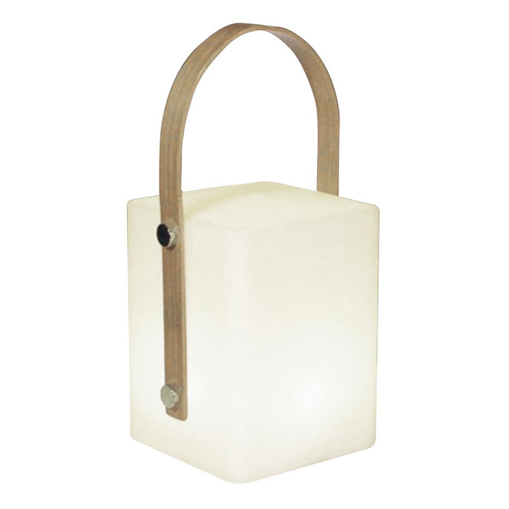 Lampe baladeuse sans fil bambou bois h27cm