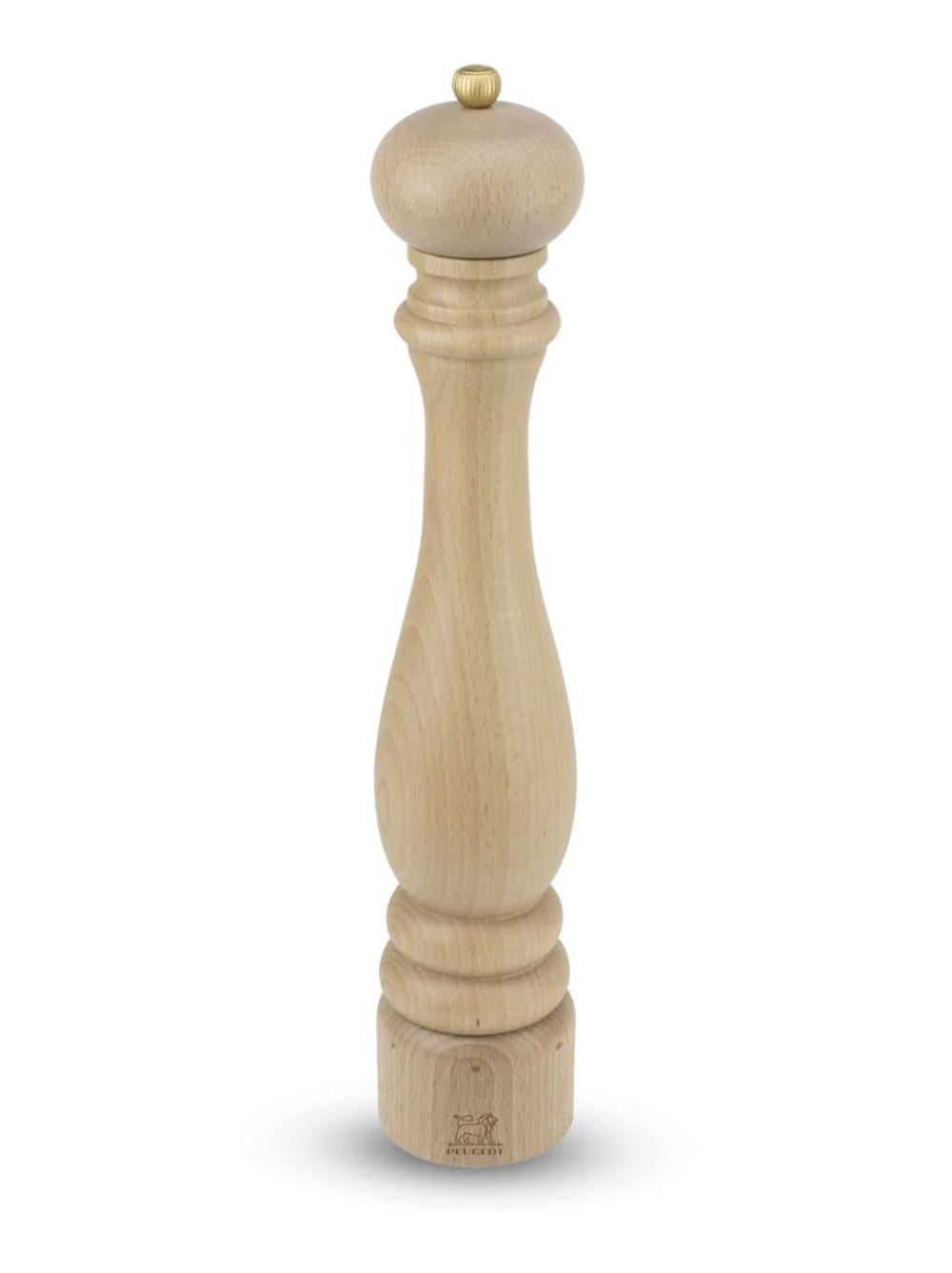 Moulin à poivre manuel en bois naturel H40cm