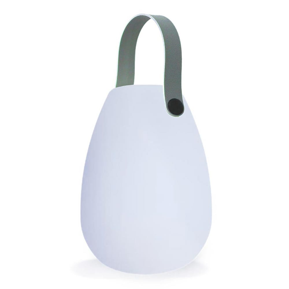 Lampe nomade LED Polyéthylène Blanc H28CM