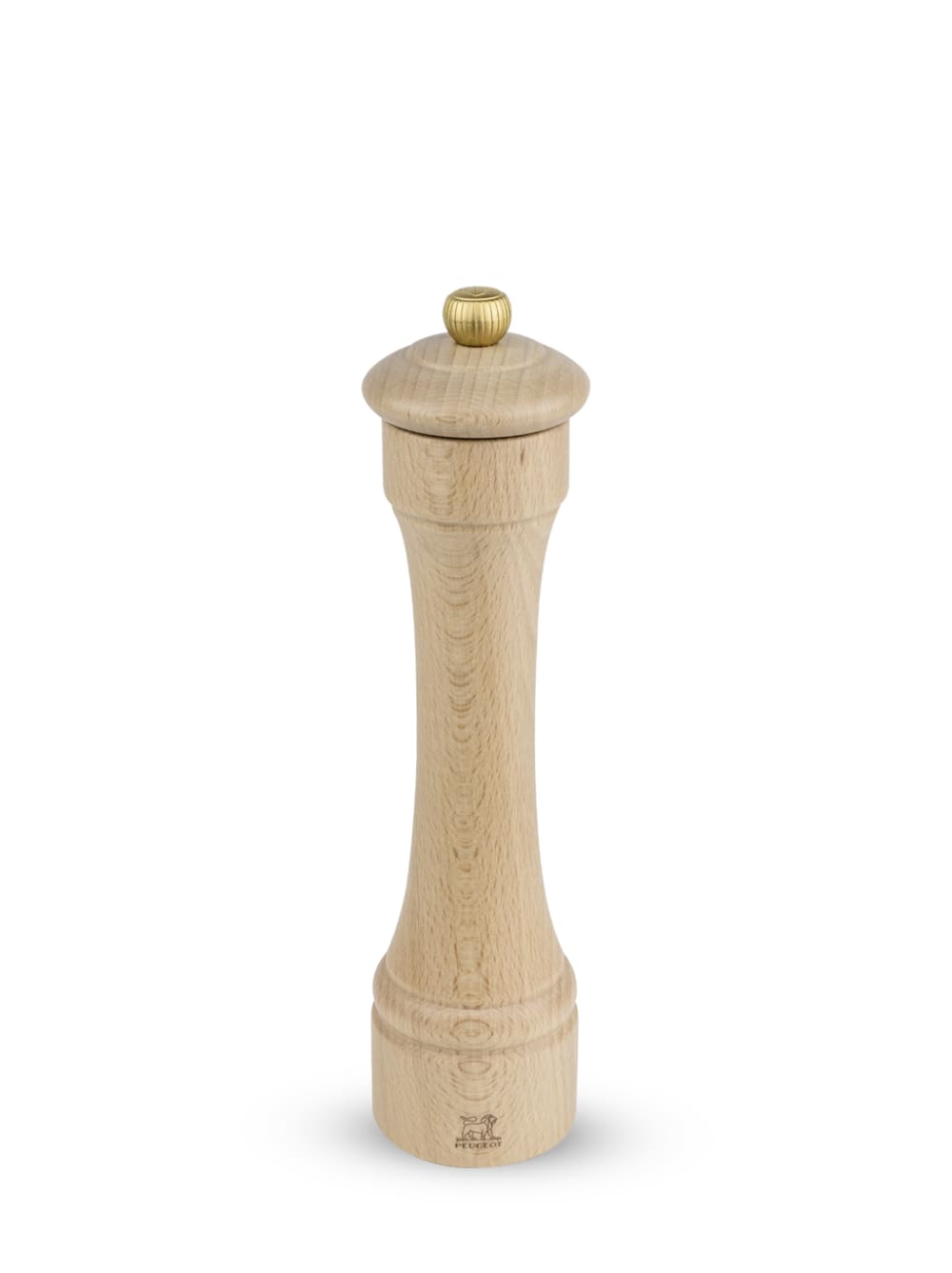 Moulin à poivre manuel en bois naturel H22cm
