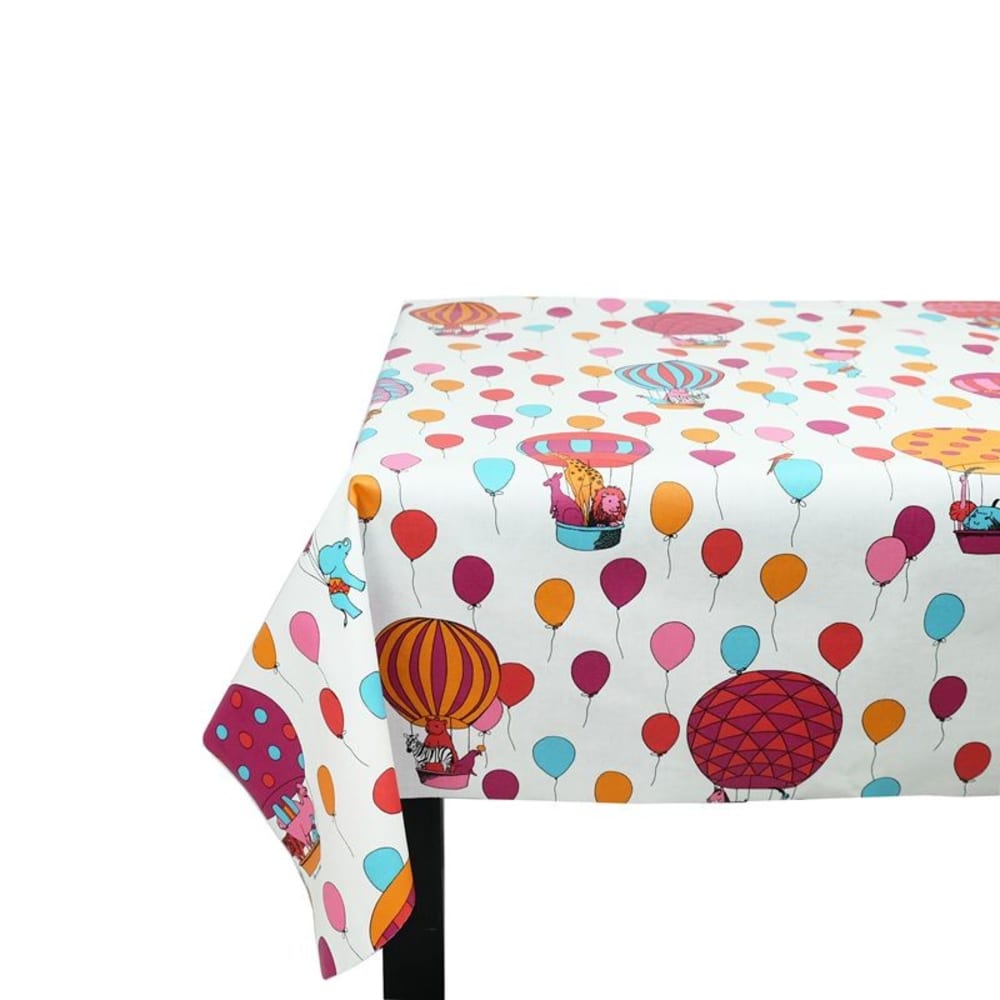 Nappe enduite multicolore ronde diam 160 cm - Maisons du Monde