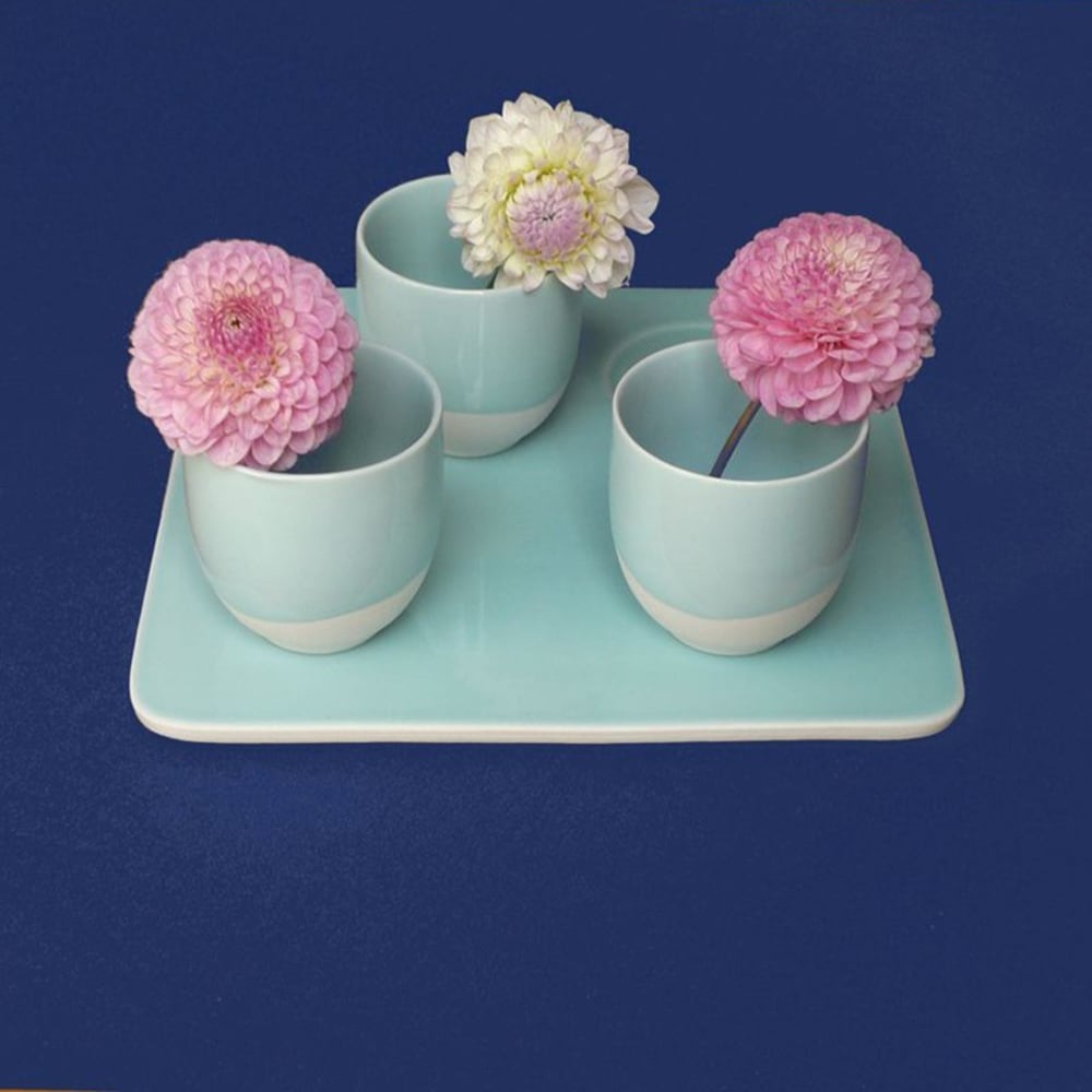 Tovaglia blu antimacchia - Fleur de Soleil