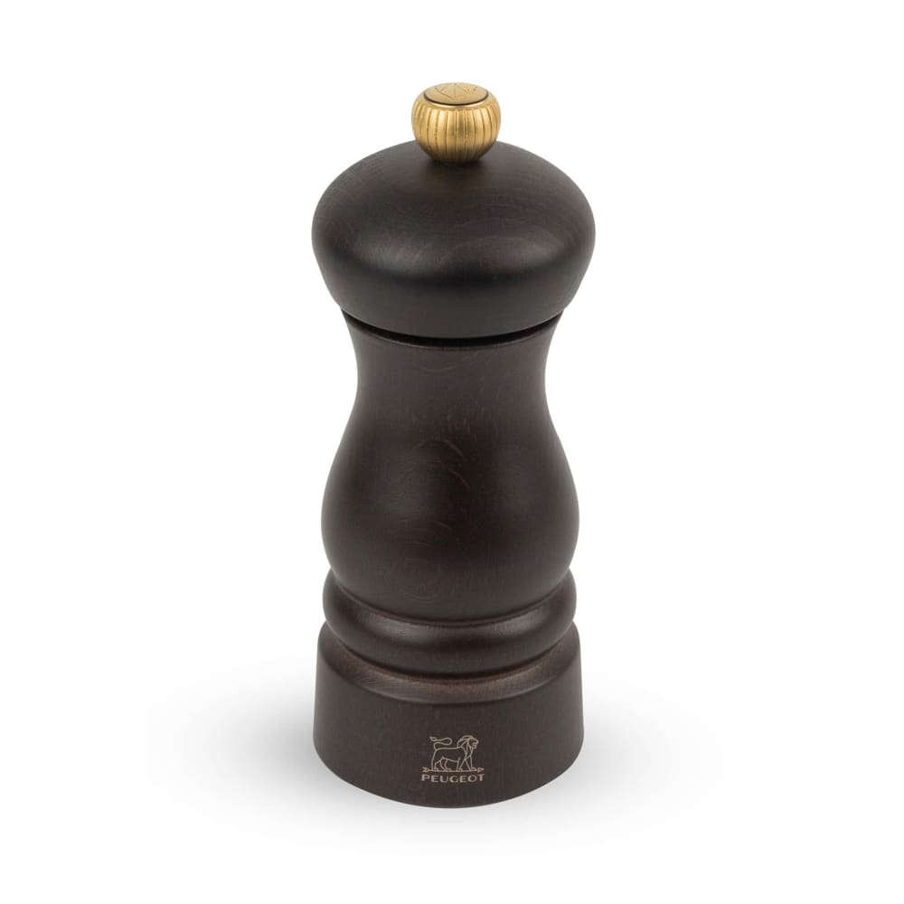 Moulin à poivre en bois chocolat H13cm