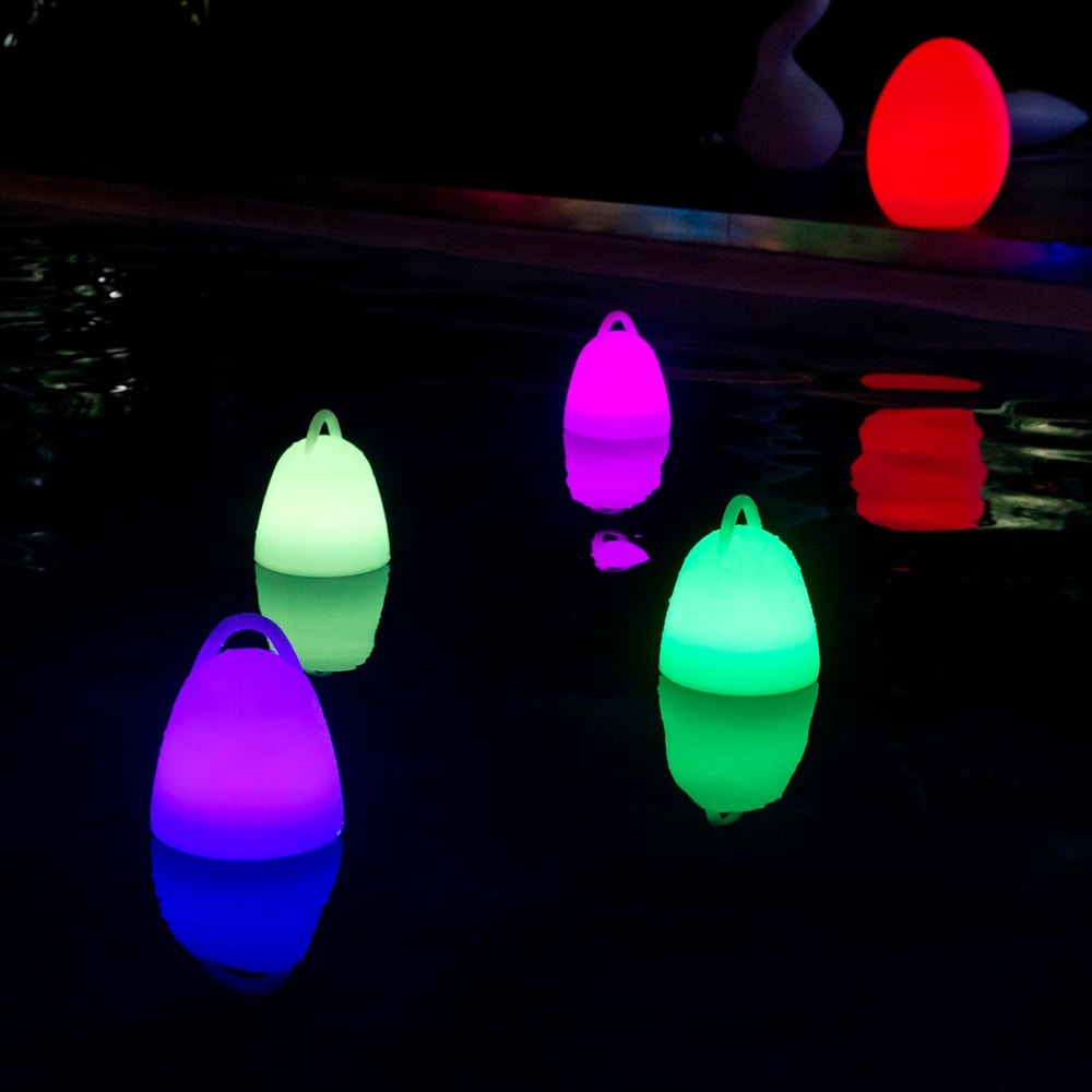 Lanterna/luce da lavoro senza fili bianco h24cm - LUMISKY