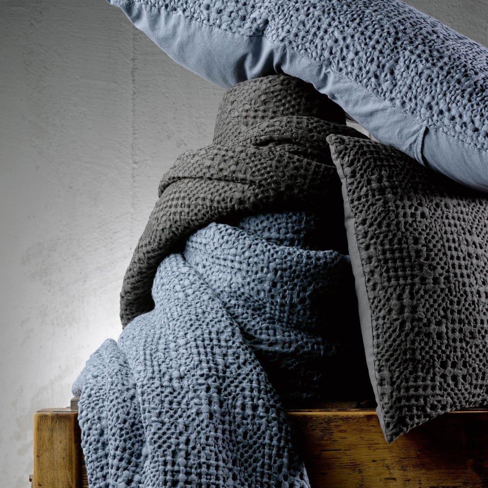 Jete en coton carbone 180 x 260 cm - Maisons du Monde