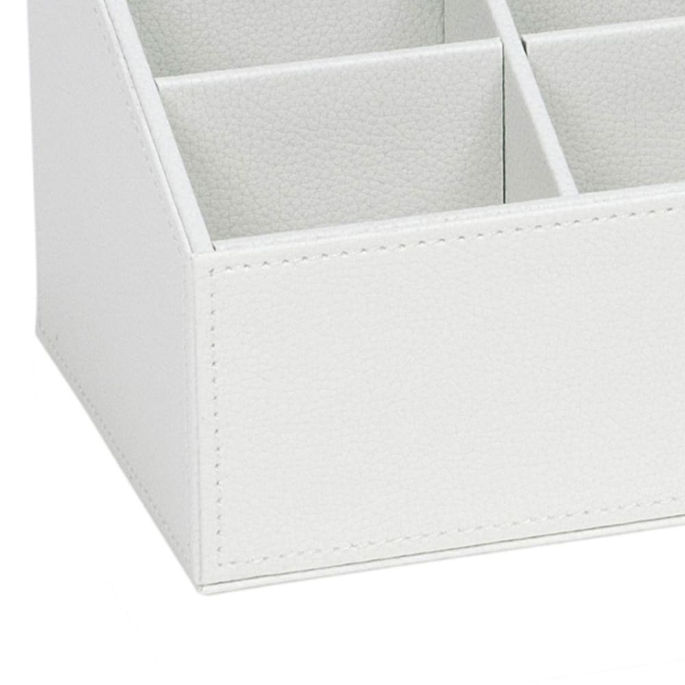 Porte télécommandes en similicuir blanc - Maisons du Monde